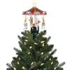 Best Mr. Christmas 11" Animated Carousel Tree Topper