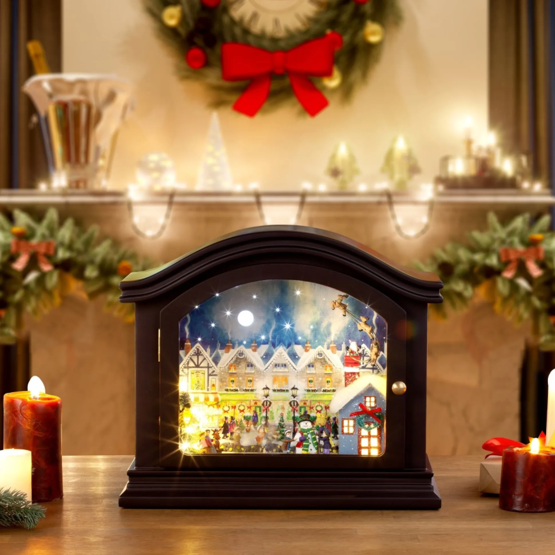 animated_mantel_music_box_1.webp Flash Sale Mr. Christmas 12" Animated Mantel Music Box