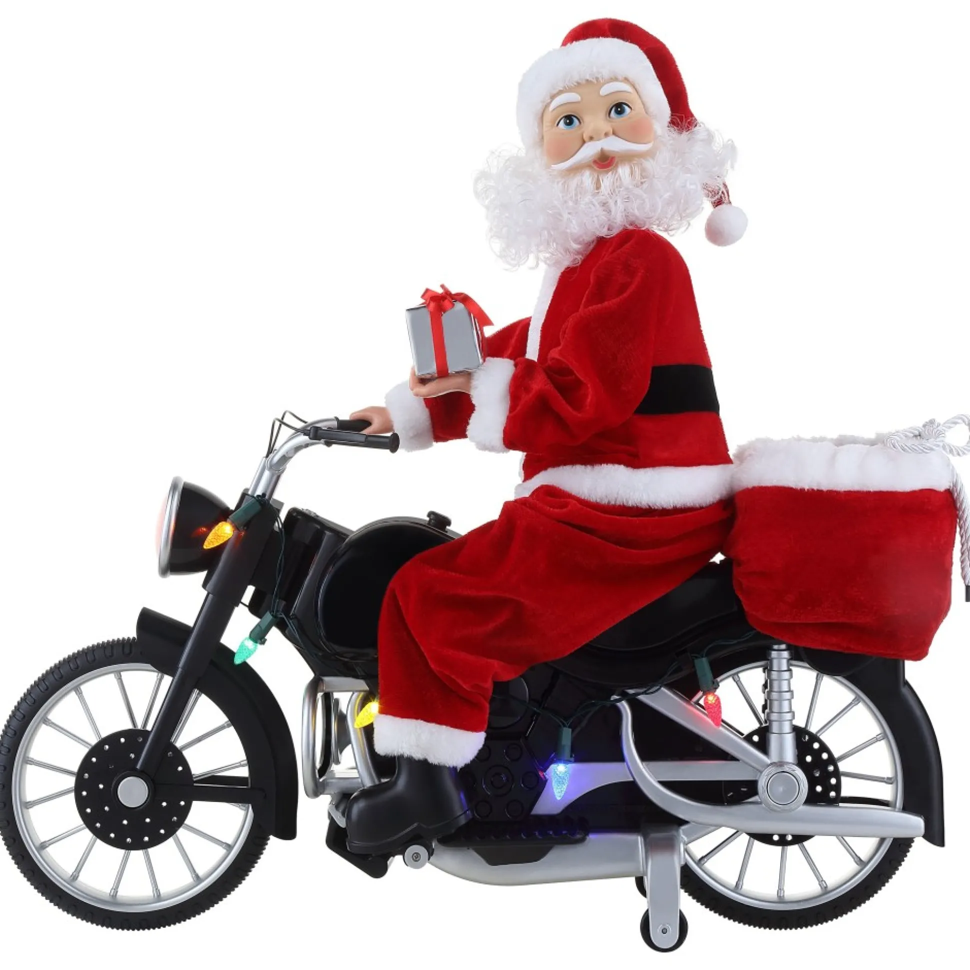 animated_motorcycling_santa__white_0.webp Hot Mr. Christmas 20" Animated Motorcycling Santa - White
