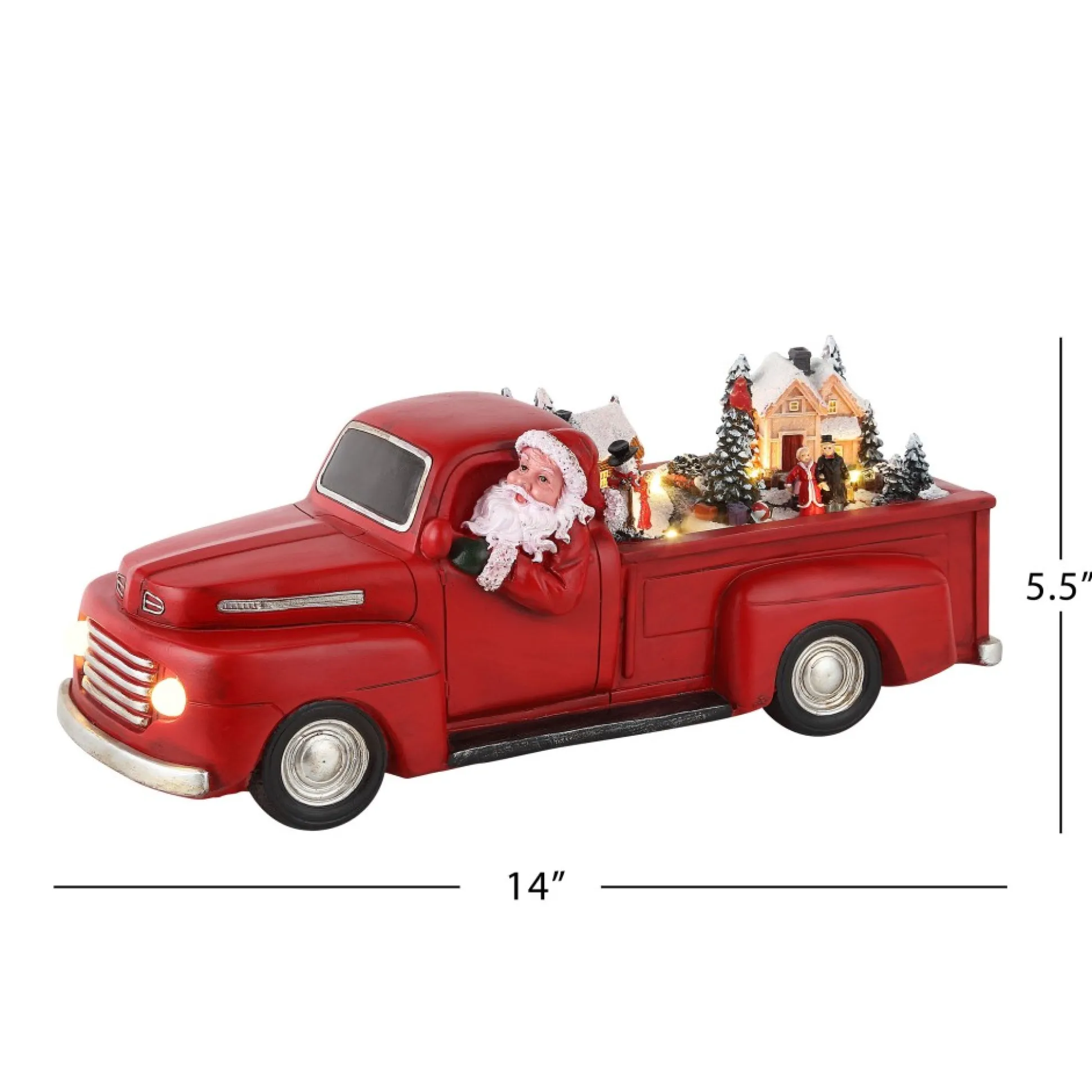 animated_nostalgic_red_truck__white_santa_2-1.webp Fashion Mr. Christmas 14" Animated Nostalgic Red Truck - White Santa