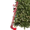 Clearance Mr. Christmas 43" Animated Super Climbing Black Santa