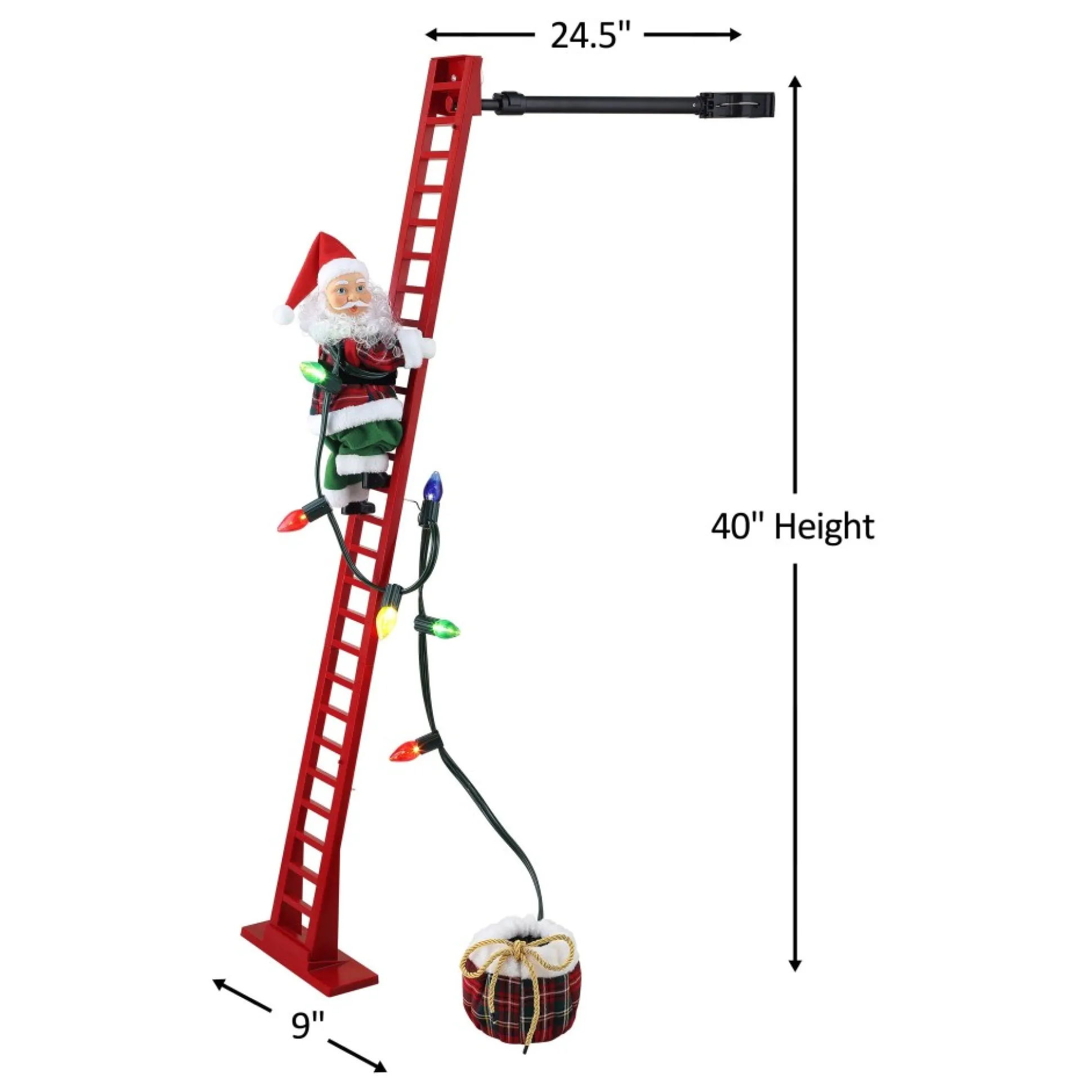animated_super_climbing_plaid_santa_2.webp Flash Sale Mr. Christmas 43" Animated Super Climbing Plaid Santa