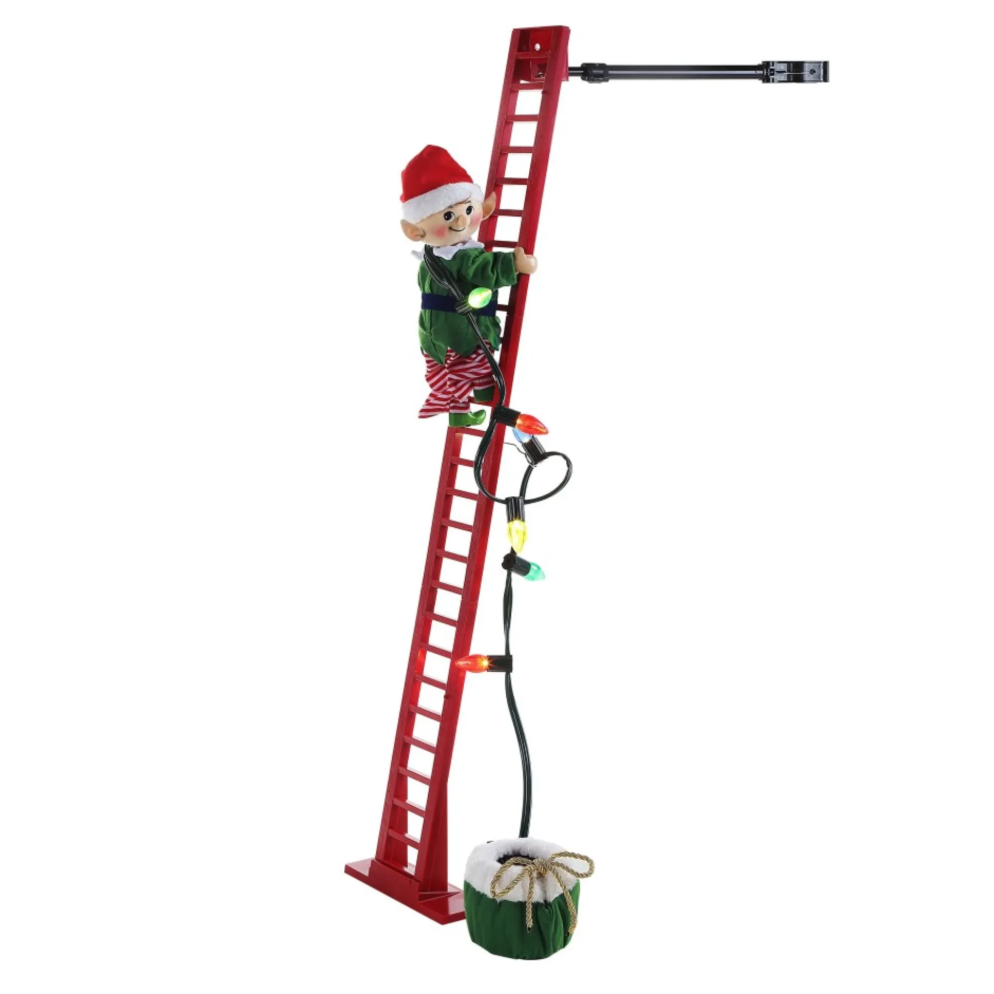 animated_super_climbing_white_elf_3.webp Flash Sale Mr. Christmas 43" Animated Super Climbing White Elf