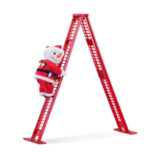 Best Mr. Christmas 17" Animated Tabletop Climbing Snowman
