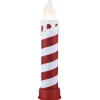 Shop Mr. Christmas 24" Glittery Blow Mold Candle - Red & White