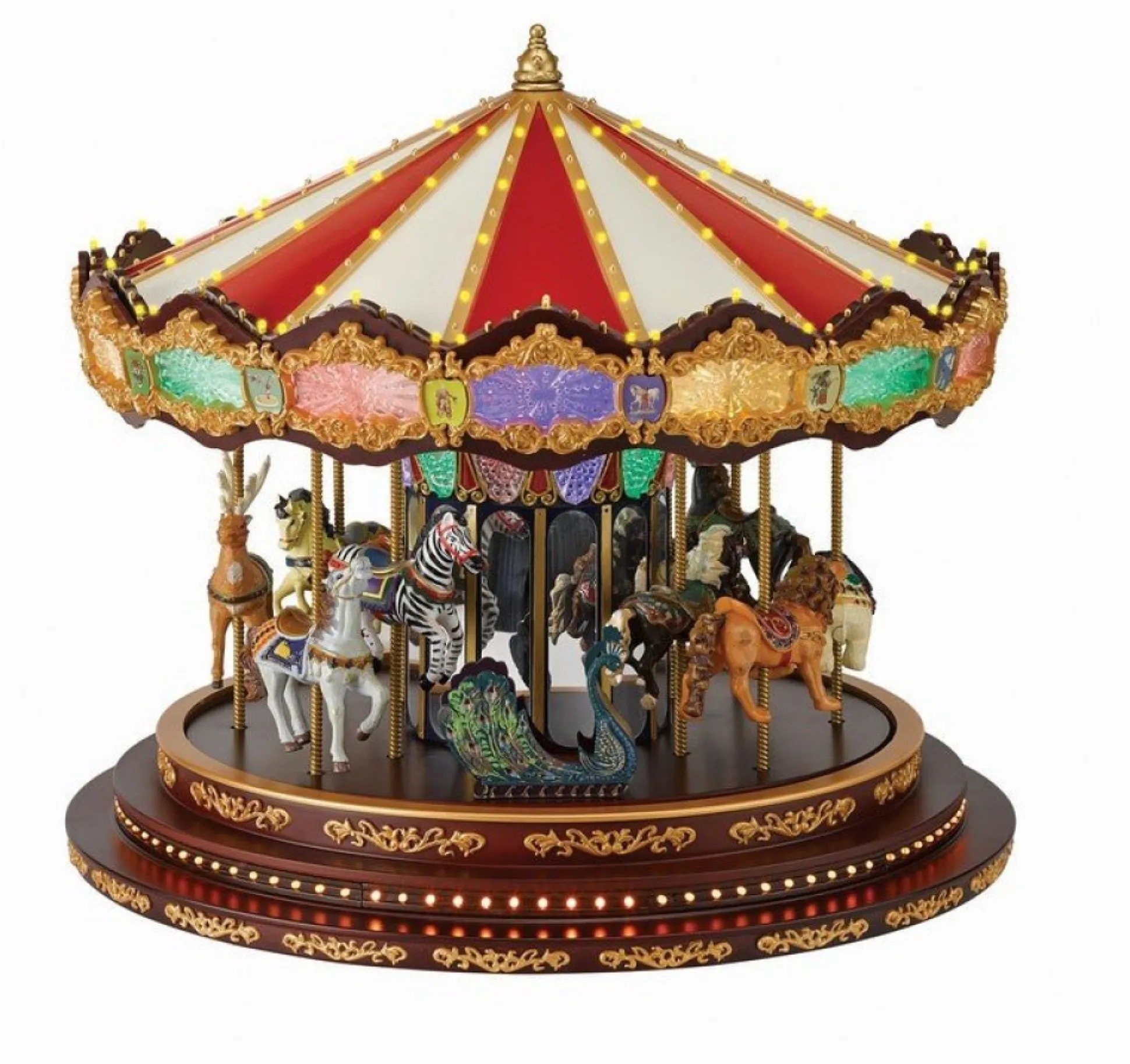marquee_deluxe_carousel_3.webp Shop Mr. Christmas 15" Marquee Deluxe Carousel