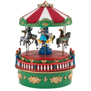 Hot Mr. Christmas Mini Carnival Music Box - Carousel