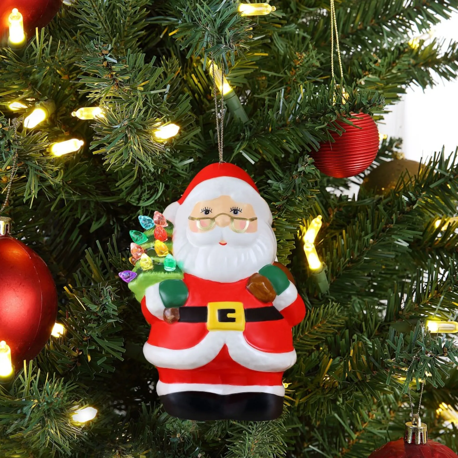 mini_nostalgic_ceramic_figure__white_santa_1.webp Store Mr. Christmas Mini Nostalgic Ceramic Figure - White Santa