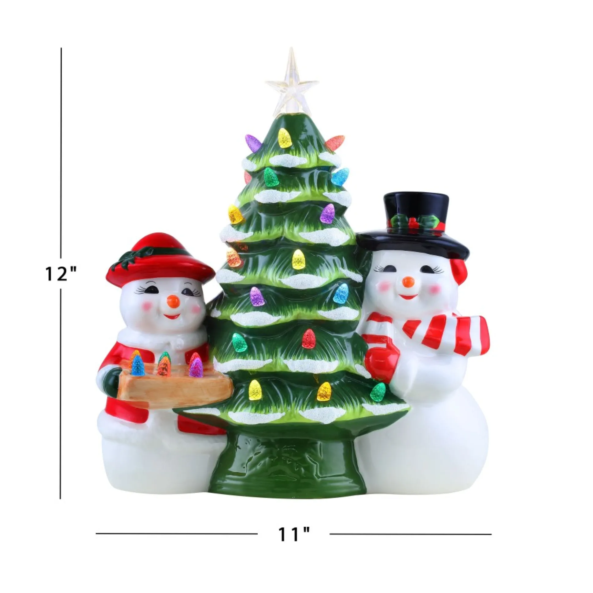 mr__mrs_snowman_nostalgic_ceramic_tree_2-1.webp Cheap Mr. Christmas 12" Mr & Mrs Snowman Nostalgic Ceramic Tree