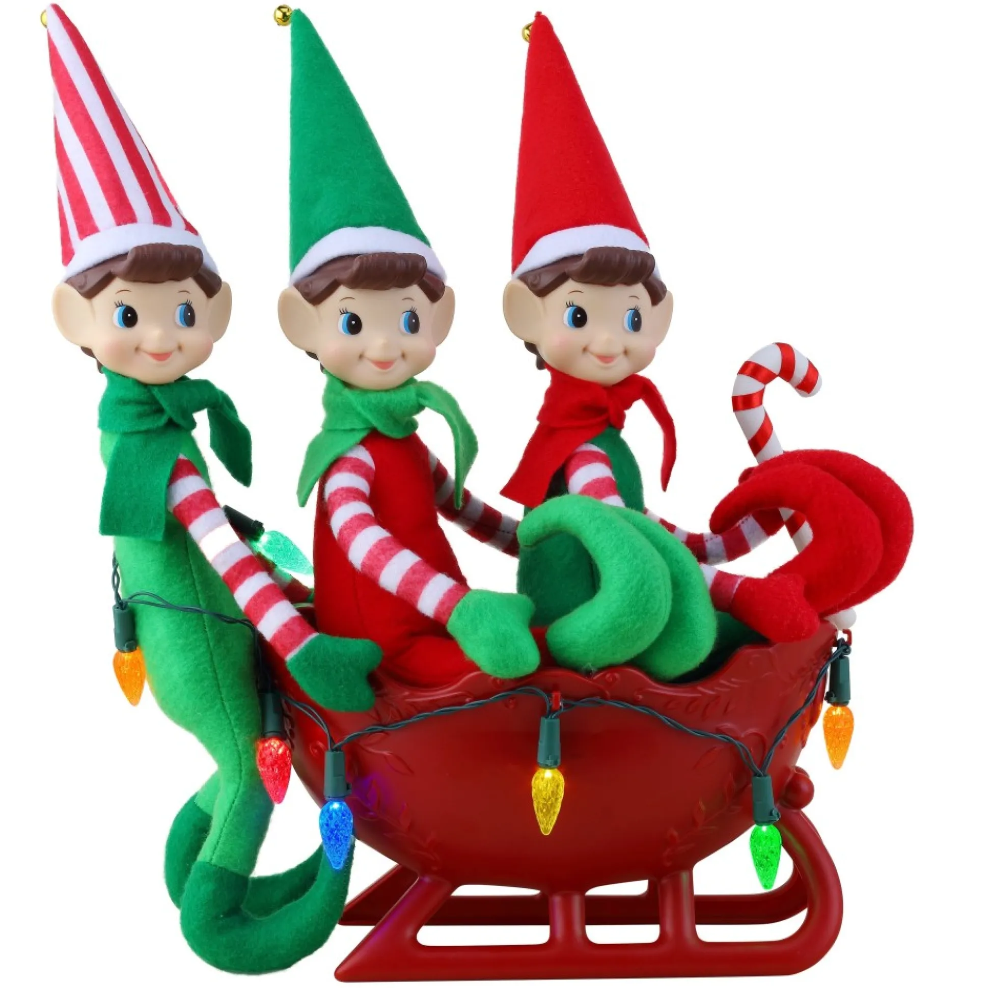 musical_tabletop_elves_in_sleigh_0.webp Best Sale Mr. Christmas Musical Tabletop Elves In Sleigh