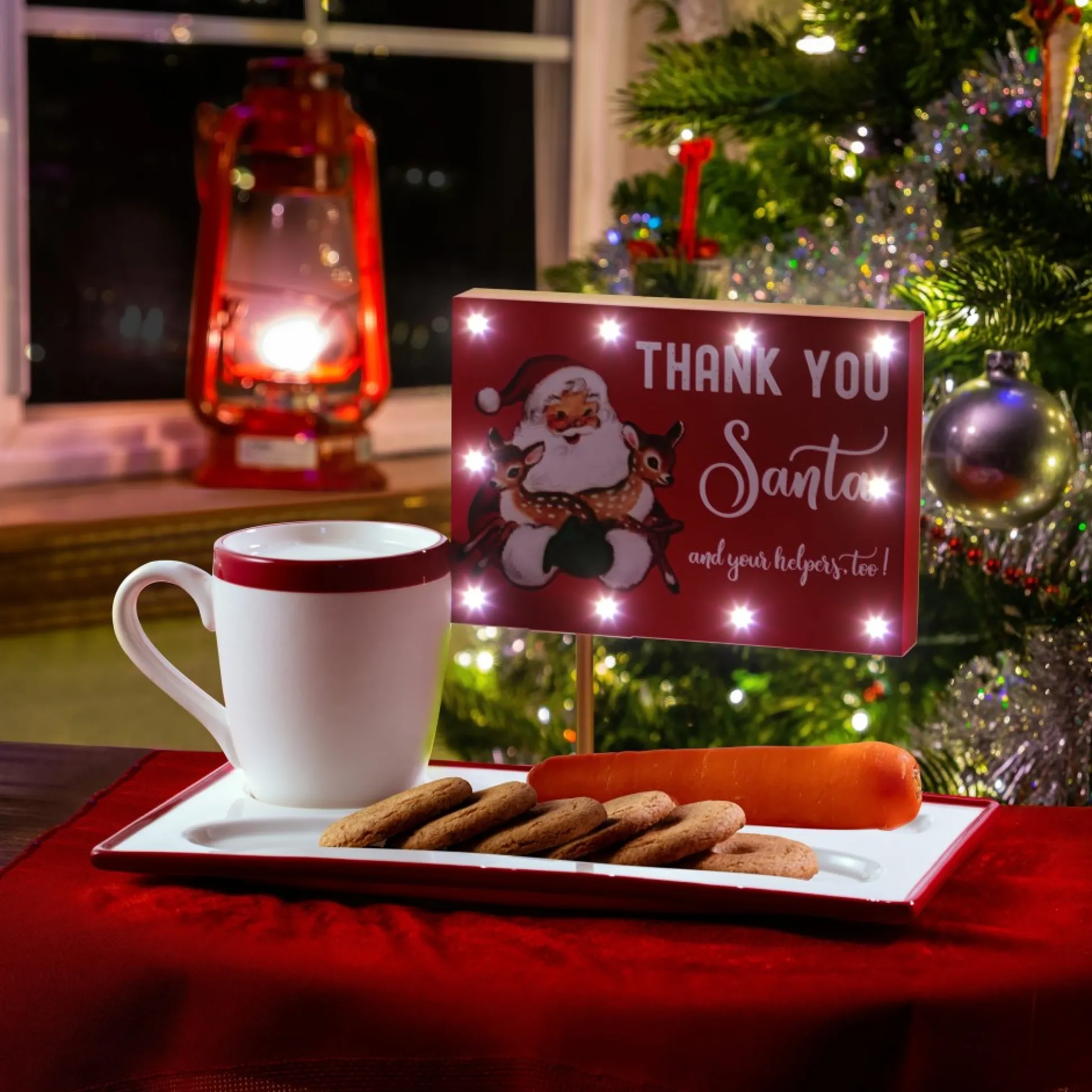 night_before_christmas_milk_and_cookies_serving_set_1.webp Sale Mr. Christmas Night Before Christmas Milk And Cookies Serving Set