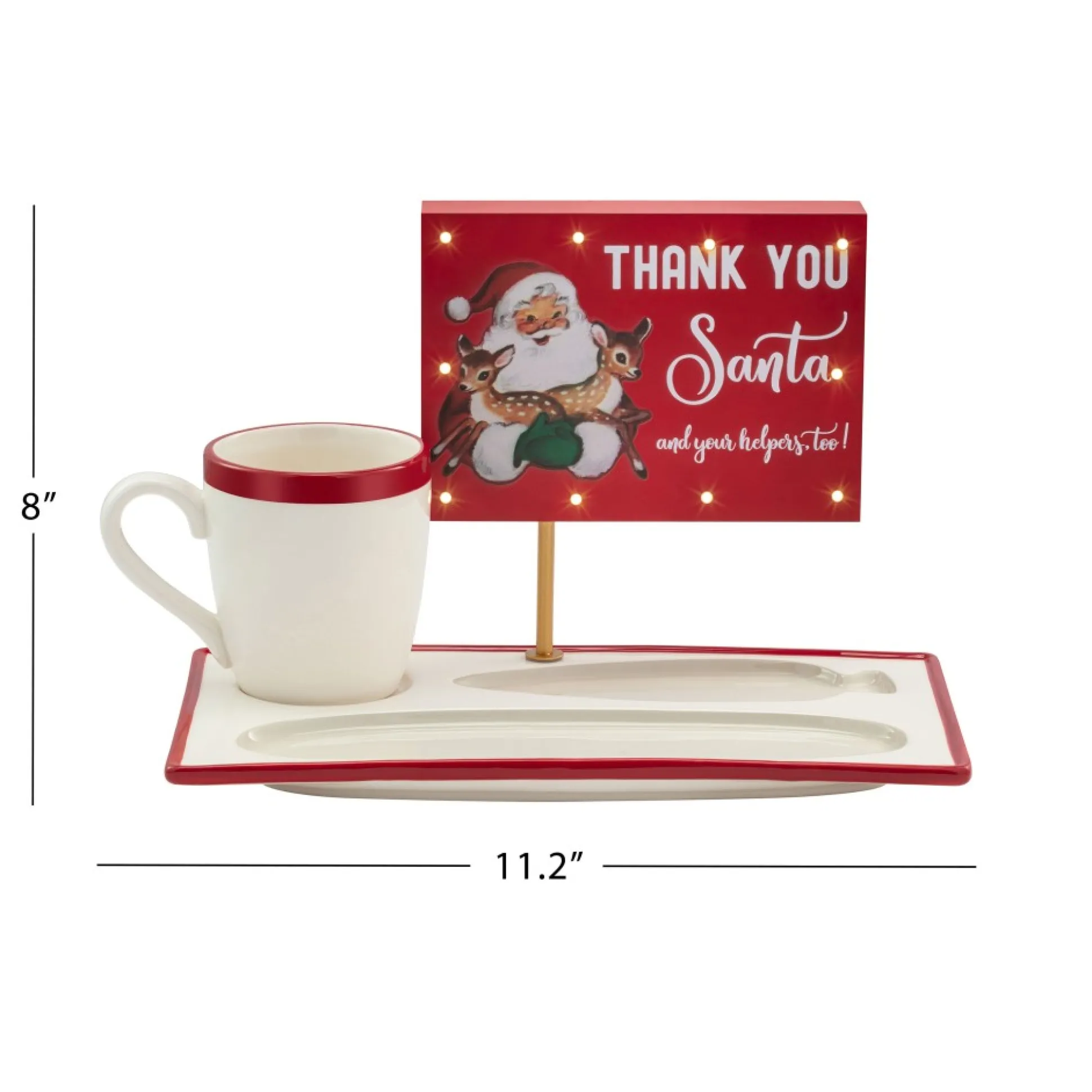 night_before_christmas_milk_and_cookies_serving_set_2.webp Sale Mr. Christmas Night Before Christmas Milk And Cookies Serving Set