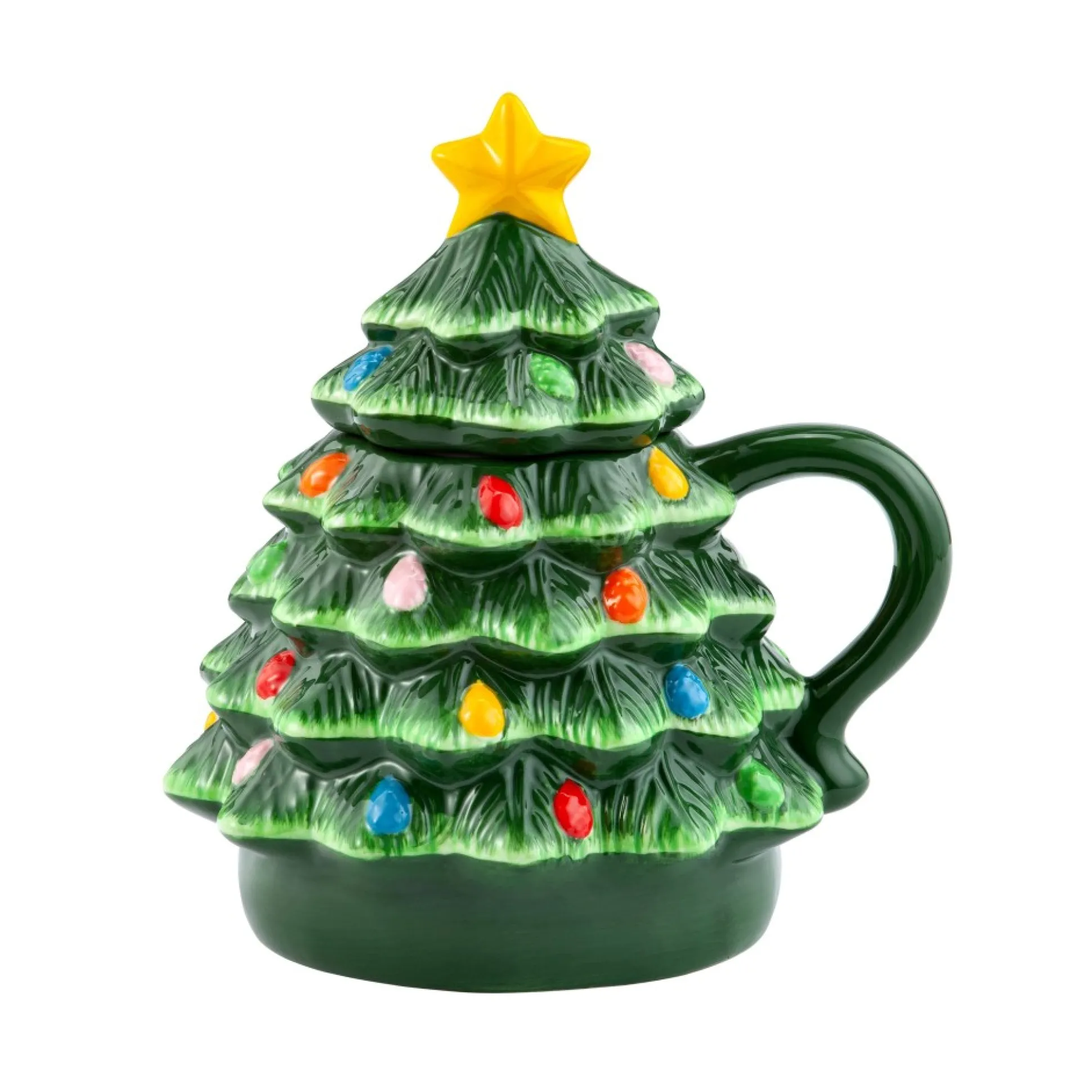 nostalgic_ceramic_tree_lidded_mug_0.webp Store Mr. Christmas 6" Nostalgic Ceramic Tree Lidded Mug