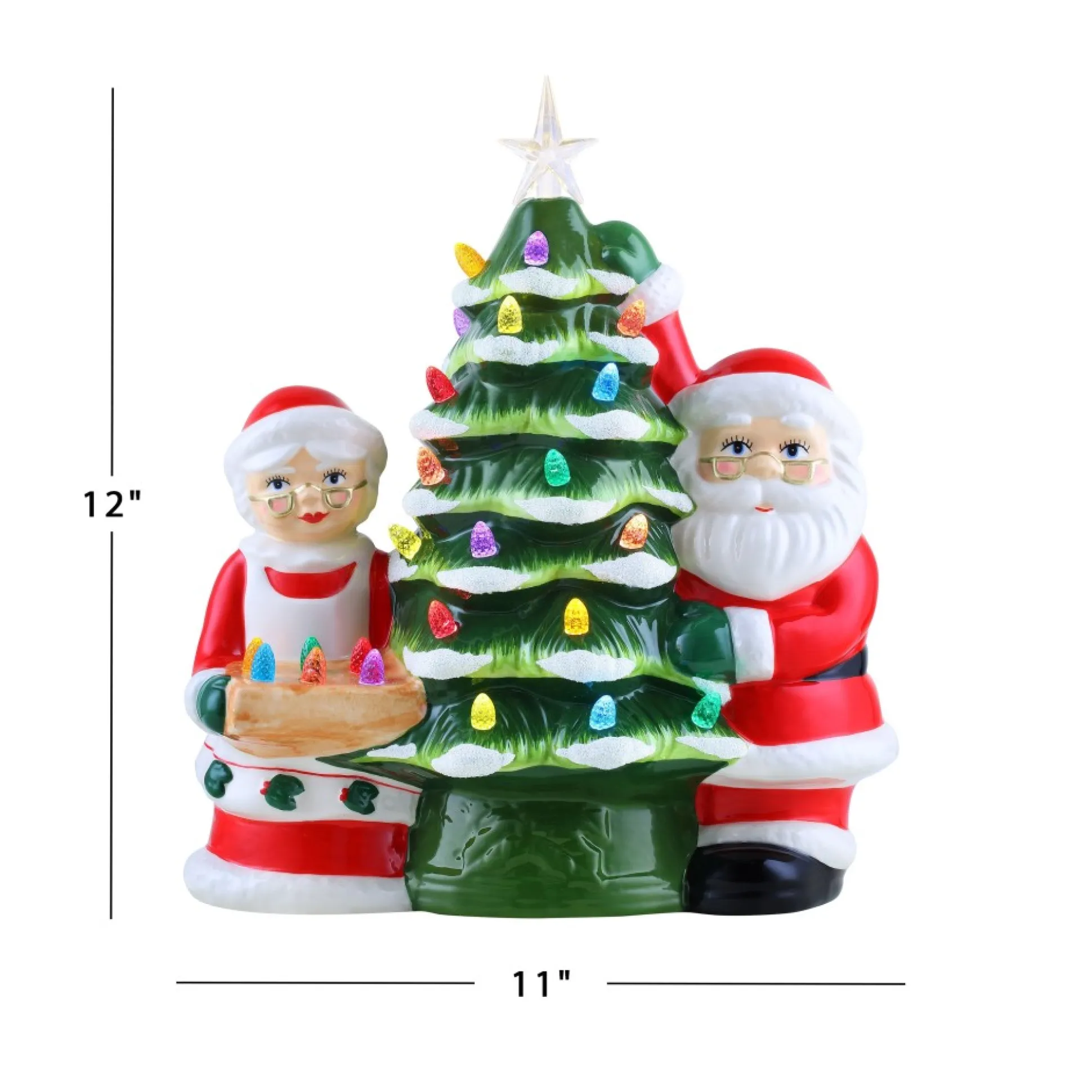 santa__mrs_claus_nostalgic_ceramic_tree_2-2.webp Shop Mr. Christmas 12" Santa & Mrs Claus Nostalgic Ceramic Tree