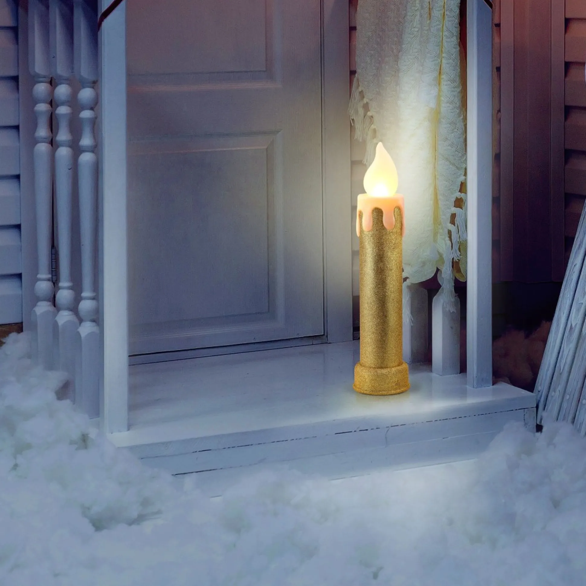 set_of__blow_mold_candles__gold_3.webp New Mr. Christmas 24" Set Of 2 Blow Mold Candles - Gold
