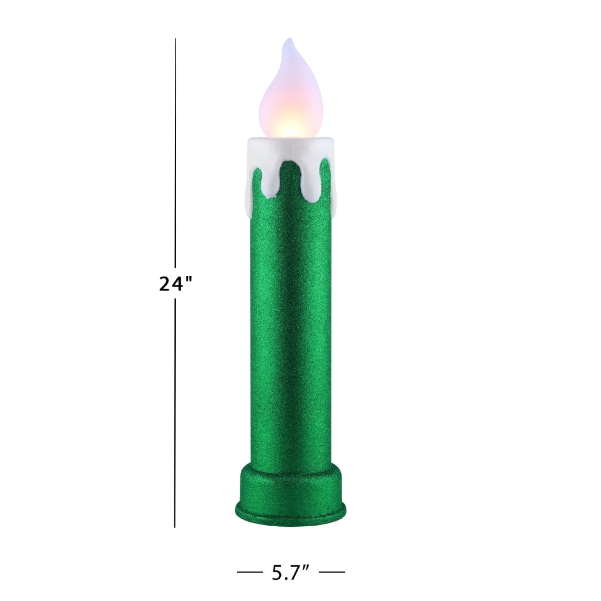 set_of__blow_mold_candles__green_2.webp Cheap Mr. Christmas 24" Set Of 2 Blow Mold Candles - Green