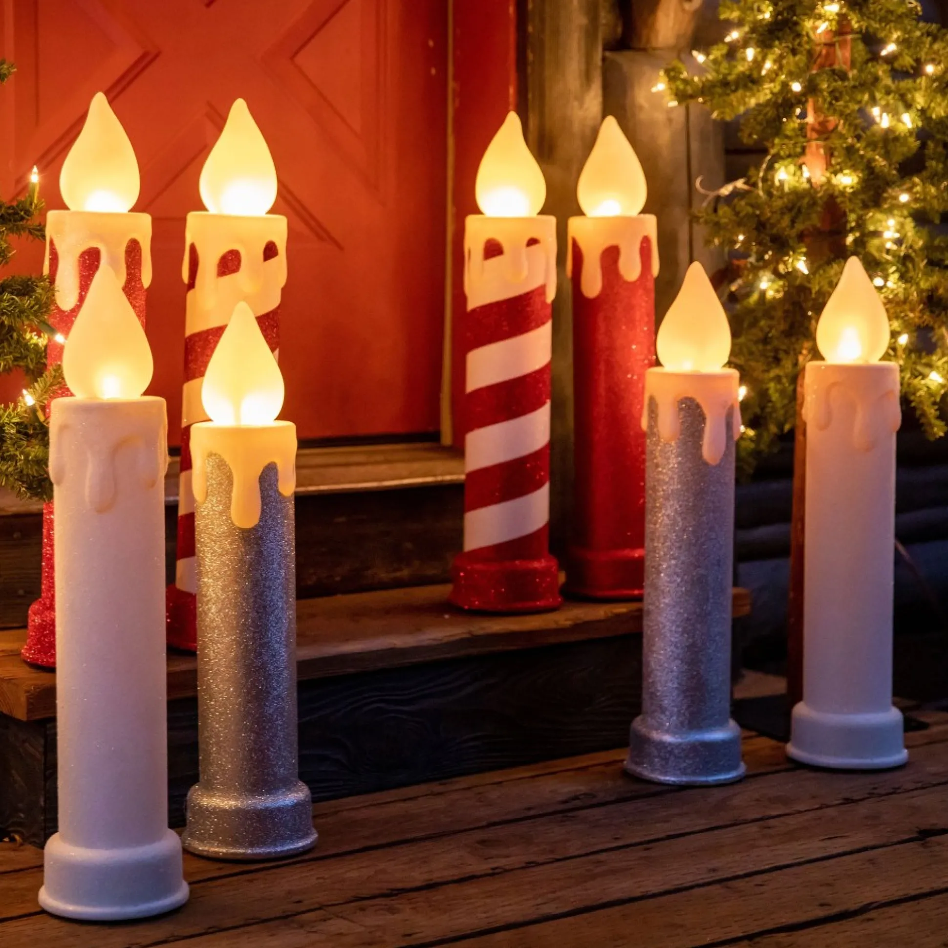 set_of__blow_mold_candles__ivory_3.webp New Mr. Christmas 24" Set Of 2 Blow Mold Candles - Ivory