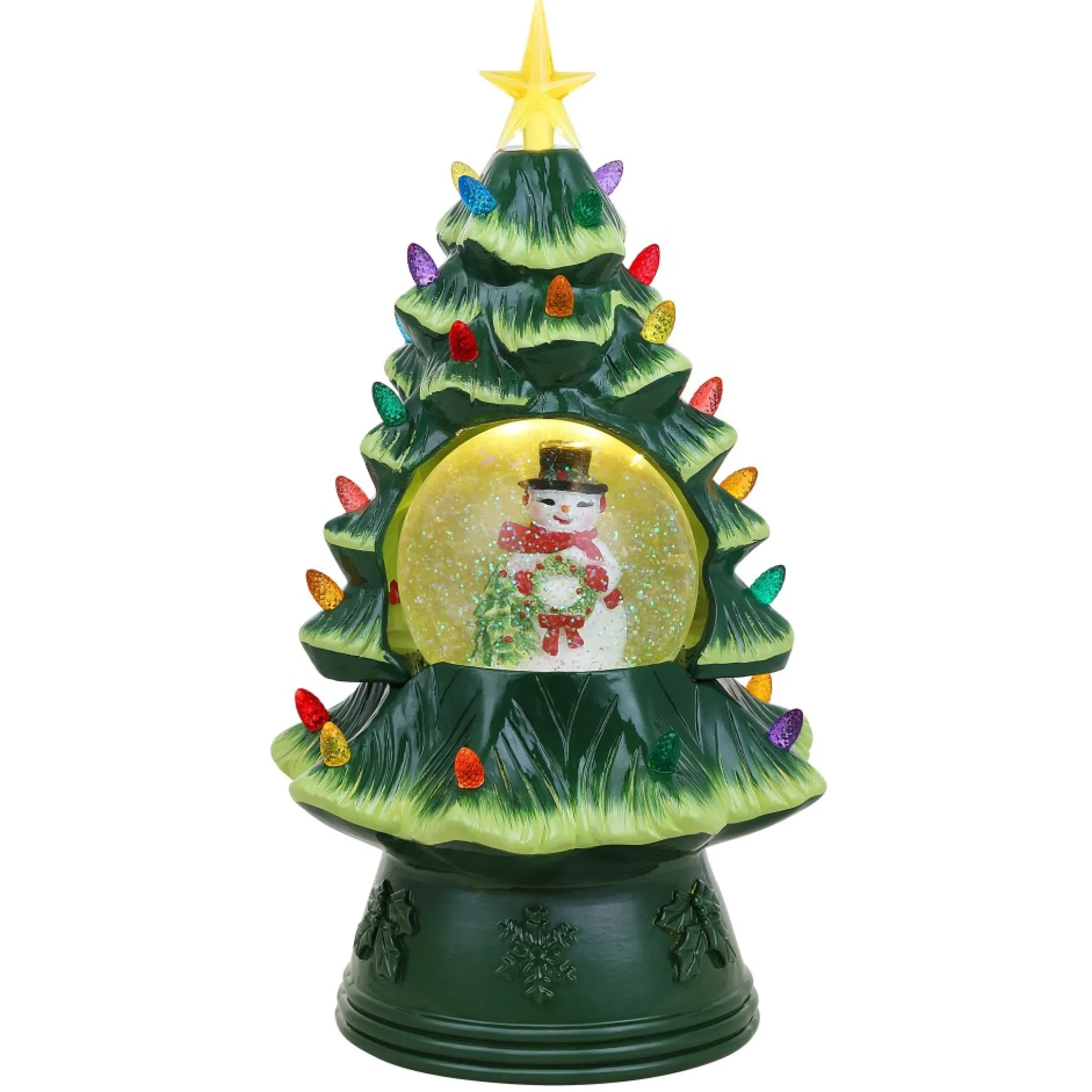 snow_globe_nostalgic_tree__snowman_0.webp Store Mr. Christmas 12.5" Snow Globe Nostalgic Tree - Snowman