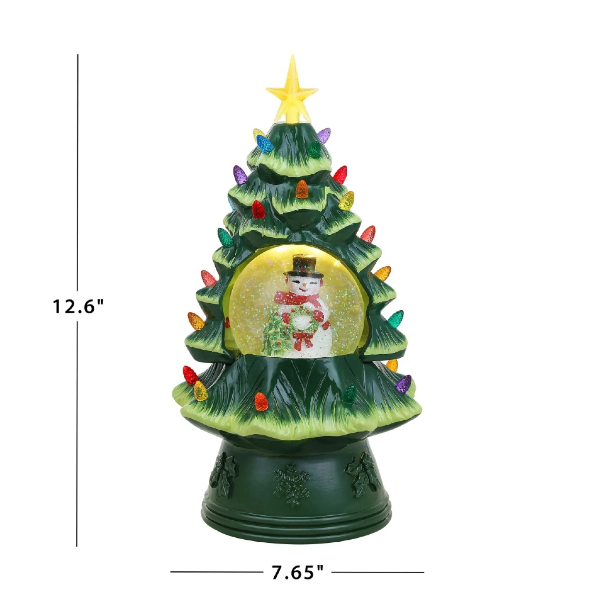 snow_globe_nostalgic_tree__snowman_2.webp Store Mr. Christmas 12.5" Snow Globe Nostalgic Tree - Snowman